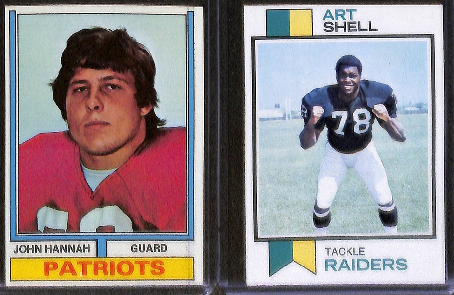 Lot of (31) 1973-2007 Football Linemen (Offense & Defense) Rookie Cards w. 1982 Topps Lawrence Taylor 