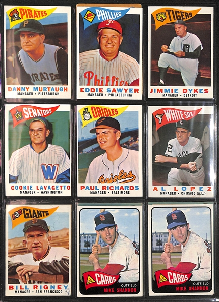 Lot of (250+) 1956-1966 Topps Baseball Cards w. 1964 Richie Allen Rookie Card