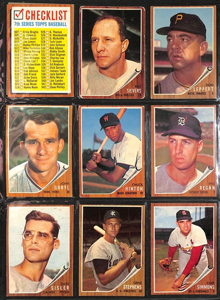 Lot of (250+) 1956-1966 Topps Baseball Cards w. 1964 Richie Allen Rookie Card