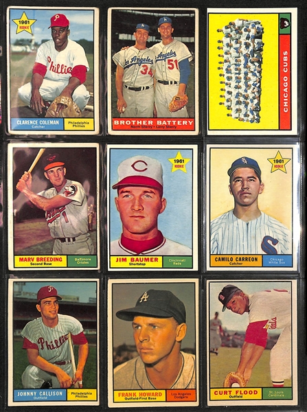 Lot of (250+) 1956-1966 Topps Baseball Cards w. 1964 Richie Allen Rookie Card