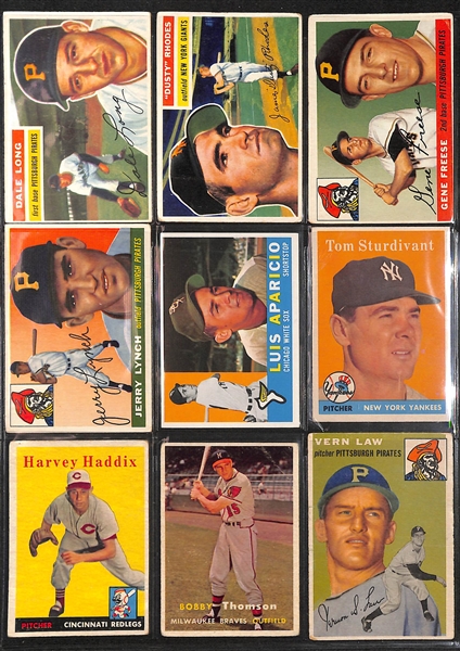 Lot of (250+) 1956-1966 Topps Baseball Cards w. 1964 Richie Allen Rookie Card