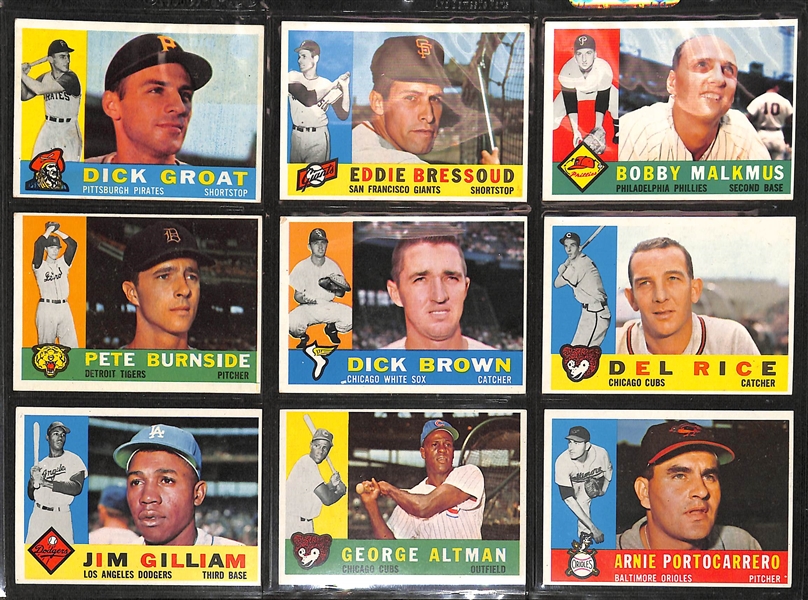 Lot of (250+) 1956-1966 Topps Baseball Cards w. 1964 Richie Allen Rookie Card