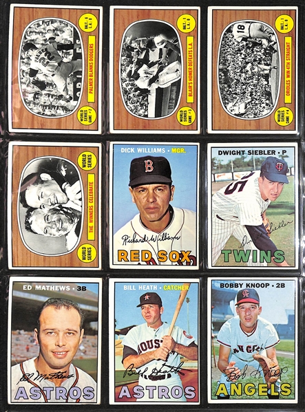 Lot of (200+) 1967 Topps Baseball Cards w. 1967 Pete Rose