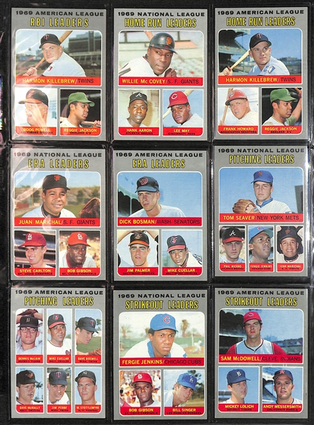 Lot of (250+) 1970 Topps Baseball Cards w. Brooks Robinson