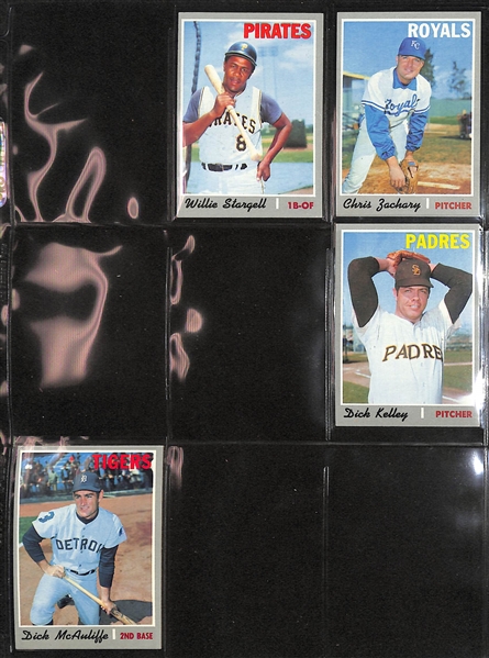 Lot of (250+) 1970 Topps Baseball Cards w. Brooks Robinson