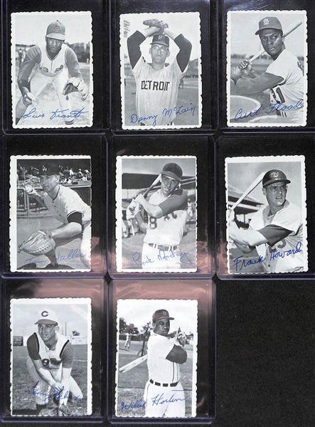  Lot of (16) 1968 Topps Game Cards w. Mickey Mantle, (8) 1969 Deckle Edge Cards, & (3) 1971 Kellogg's 3-D Cards