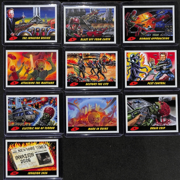 2021 Topps on Demand Mars Attack: Invasion 2026 - 10 Card Set - Elon Musk