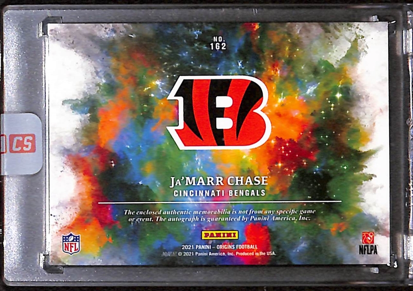 2021 Origins Ja'Marr Chase Rookie Patch Autograph