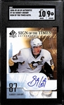 2008-09 Upper Deck SP Authentic Sidney Crosby Sign of the Times Autograph Card Graded SGC 9 (Auto Grade 10)