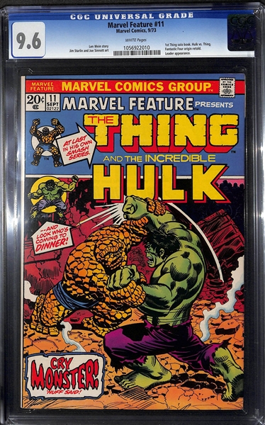 Marvel Feature #11 (9/73) Graded CGC 9.6