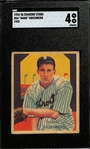 1934-36 Diamond Stars #54 "Hank" Greenberg (HOF) Graded SGC 4