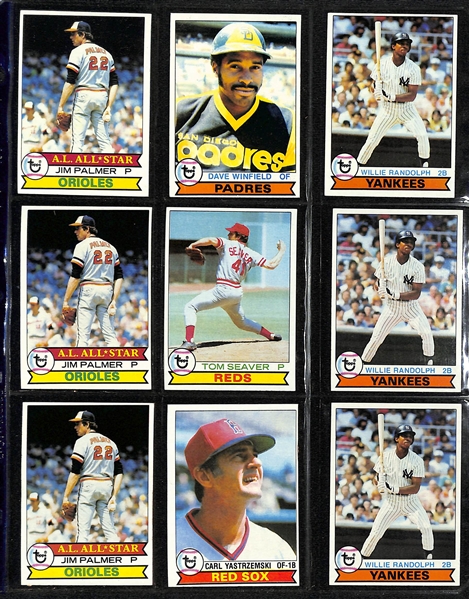 Lot of 88 Sports Cards w. Rookie (2 Ozzie Smith, Ron Guidry , Dennis Eckersley) & Stars (Nolan Ryan, Pete Rose, Tom Brady)