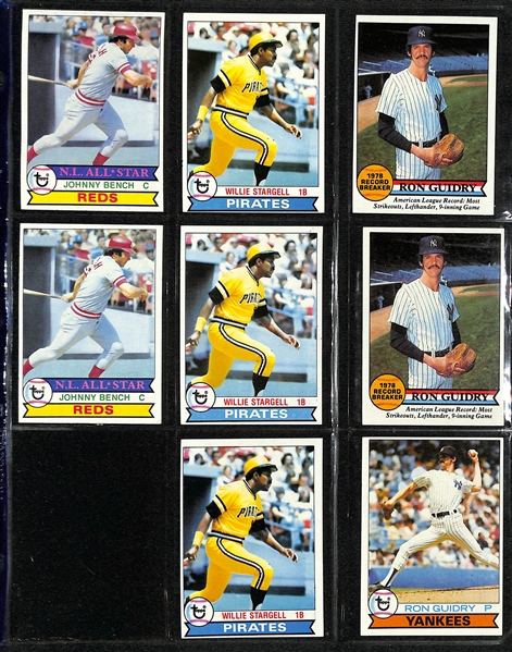 Lot of 88 Sports Cards w. Rookie (2 Ozzie Smith, Ron Guidry , Dennis Eckersley) & Stars (Nolan Ryan, Pete Rose, Tom Brady)