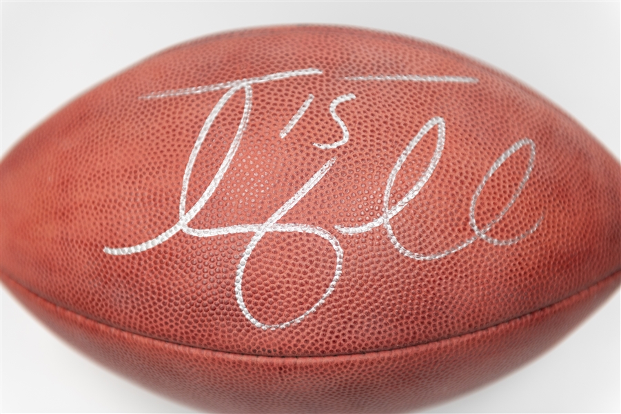 Tim Tebow Autographed Wilson Official Football and Gary Player Autographed Golf Ball (JSA Auction Letter)