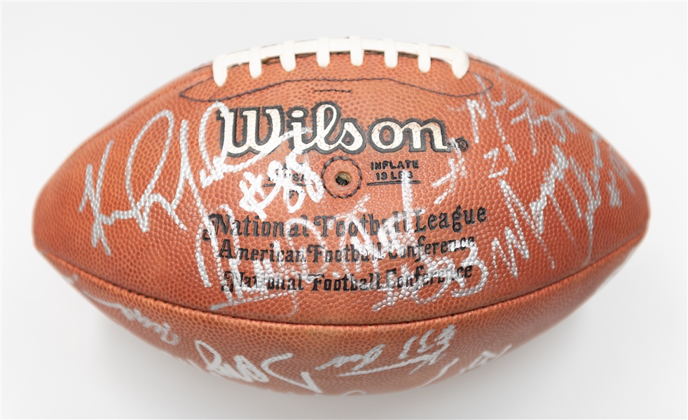 Miami Dolphins Team Signed Wilson NFL Football w. Dan Marino, Don Shula and Many Others (JSA Auction Letter)  