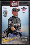 2023 Archives Signatures Series Buyback (2018 Topps Opening Day Before Opening Day) Ichiro Autograph (#/1)