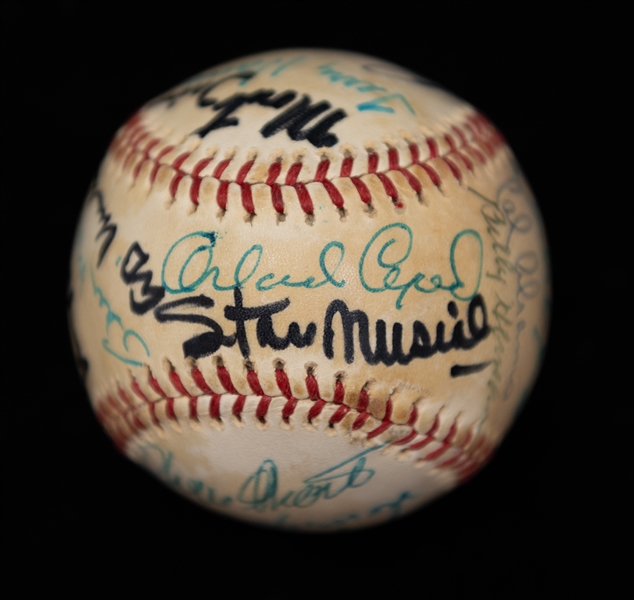 Hall of Famers & Stars Signed Baseball - 21 Total Signatures - w. Stan Musial - Full JSA Letter of Authenticity