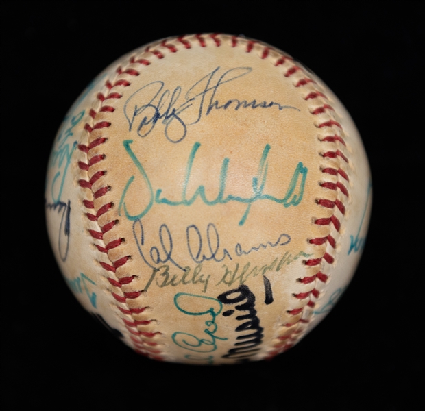 Hall of Famers & Stars Signed Baseball - 21 Total Signatures - w. Stan Musial - Full JSA Letter of Authenticity