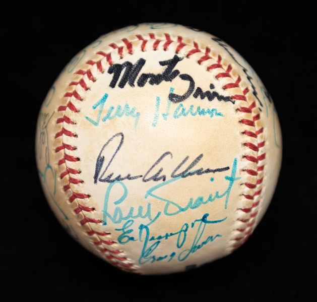 Hall of Famers & Stars Signed Baseball - 21 Total Signatures - w. Stan Musial - Full JSA Letter of Authenticity