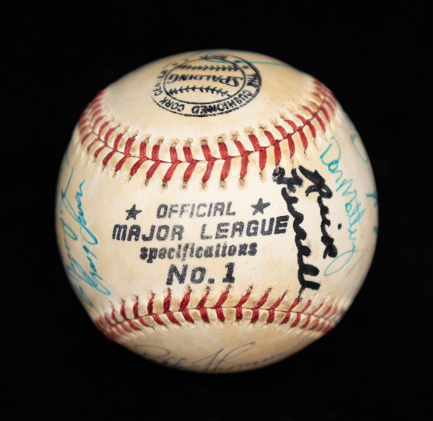 Hall of Famers & Stars Signed Baseball - 21 Total Signatures - w. Stan Musial - Full JSA Letter of Authenticity