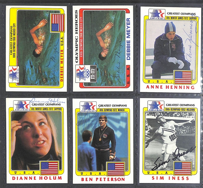 Lot of Over (80) Signed Sport Cards w. Mostly Indy Car Racing Drivers inc. (4) Rick Mears, (3) Al Unser, (3) Mario Andretti, (2) Arie Luyendyk, Debbie Meyer, + (JSA Auction Letter)