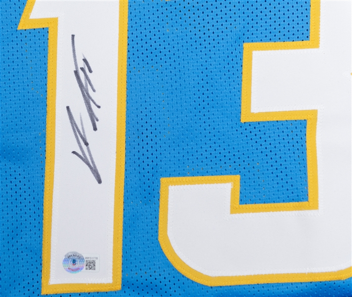 Lot of (4) Signed NFL Jerseys Inc. Lenny Moore (JSA), DJ Moore (BAS), Keenan Allen (BAS), and Dermontti Dawson (BAS)