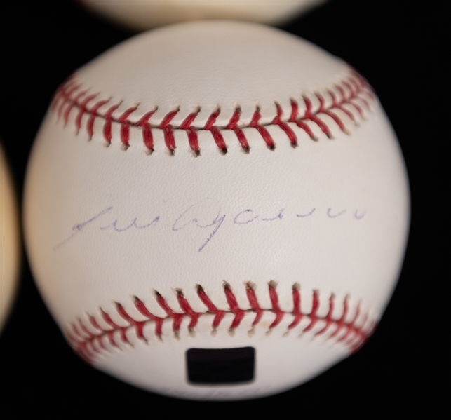 Lot of (6) Hall of Famer Autographed Baseballs - Snider/Killebrew/Aparicio/McCovey/Cepeda/B. Williams (JSA Auction Letter)