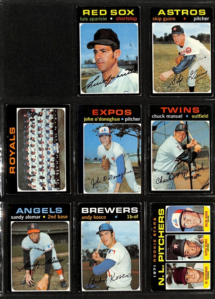 Lot of (300+) 1971 Topps Baseball Cards w. Pete Rose