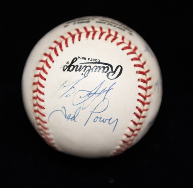 Lot of (4) Multi-Signed Baseballs w. HOF Pitchers Signed Baseball (JSA Auction Letter)