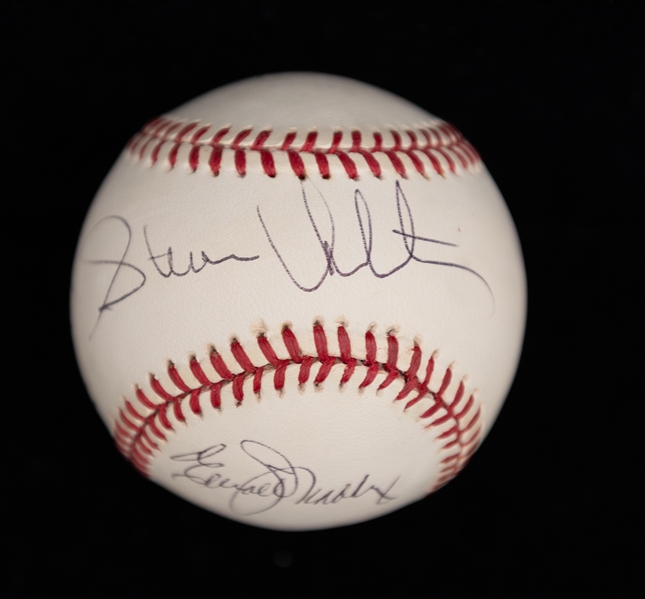 Lot of (4) Multi-Signed Baseballs w. HOF Pitchers Signed Baseball (JSA Auction Letter)