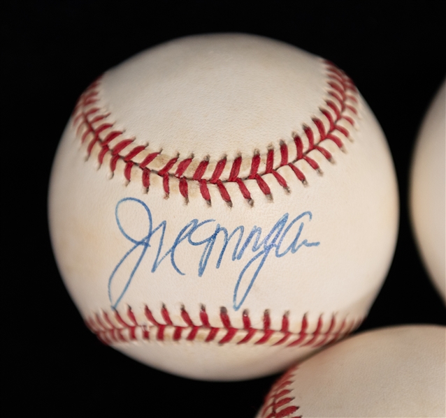 Lot of (5) Hall of Famer Single Signed Baseballs w. Gossage/Fingers/Hunter/Perez/Morgan (JSA Auction Letter)