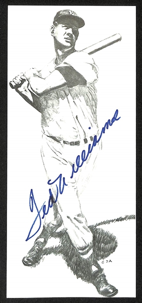 Ted Williams Signed 4x9 Image (SGC COA)