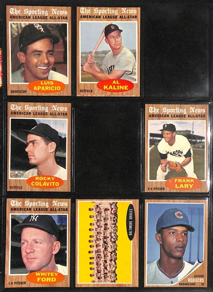 Lot of (400+) 1962 Topps Baseball Cards w. Managers Dream Card Mantle/Mays #18