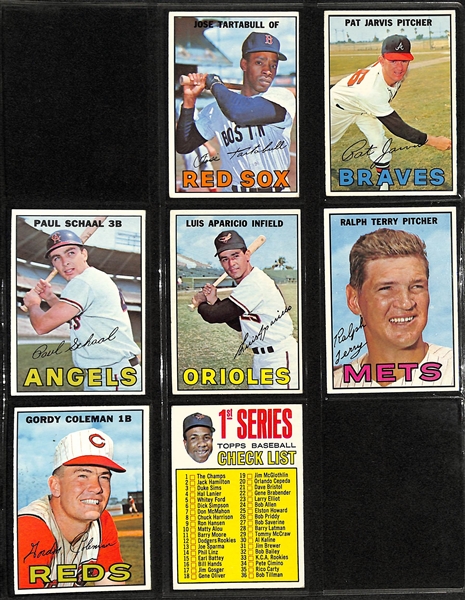 Lot of (400+) 1967 Topps Baseball Cards w. Jim Bunning & Tommy John High Number Cards