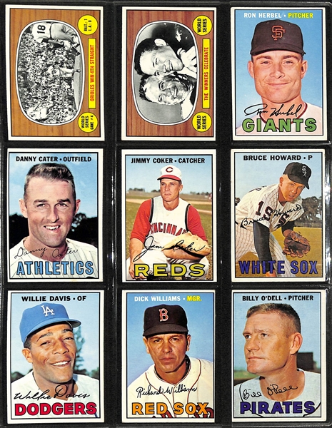 Lot of (400+) 1967 Topps Baseball Cards w. Jim Bunning & Tommy John High Number Cards