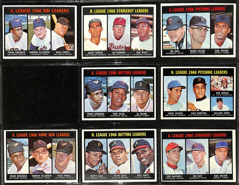 Lot of (400+) 1967 Topps Baseball Cards w. Jim Bunning & Tommy John High Number Cards