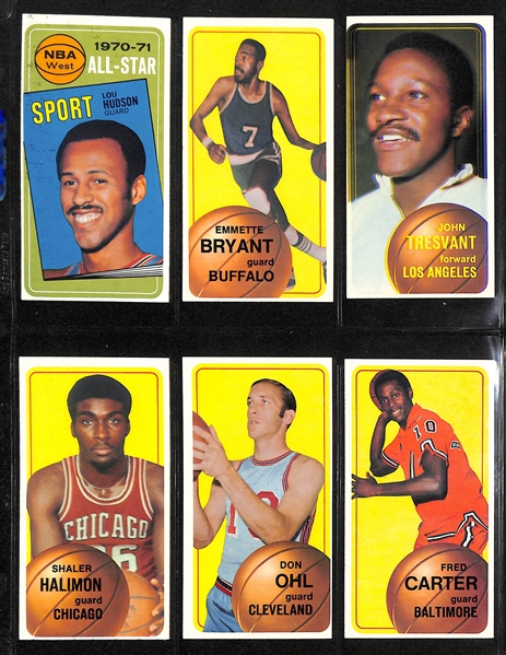 Lot of (36) 1970-1971 Topps Basketball Cards w. Hal Greer