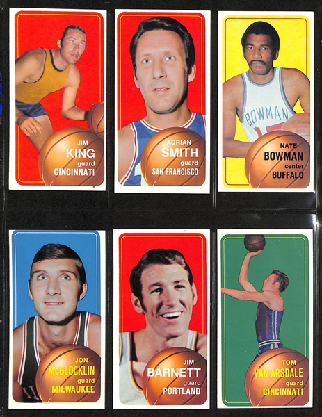 Lot of (36) 1970-1971 Topps Basketball Cards w. Hal Greer