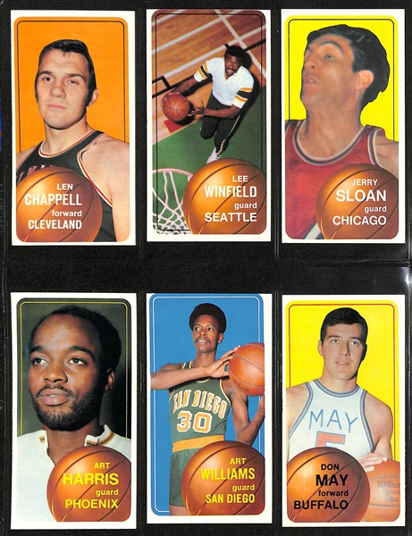 Lot of (36) 1970-1971 Topps Basketball Cards w. Hal Greer