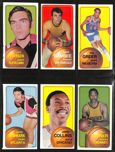 Lot of (36) 1970-1971 Topps Basketball Cards w. Hal Greer