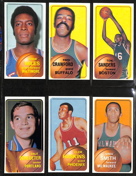 Lot of (36) 1970-1971 Topps Basketball Cards w. Hal Greer