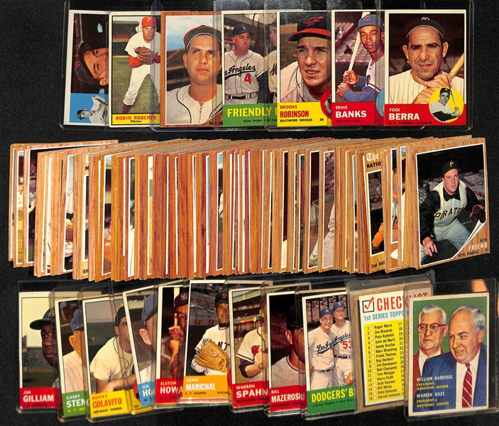 Lot of (32) 1909-1954 Tobacco & Bowman Baseball Cards w. 1953 Bowman Phil Rizzuto