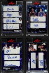 Lot of (4) 2022-23 Leaf Multigraphics Multi Autographed Cards inc Scoot Henderson, Bennedict Mathurin, TyTy Washington Jr, +