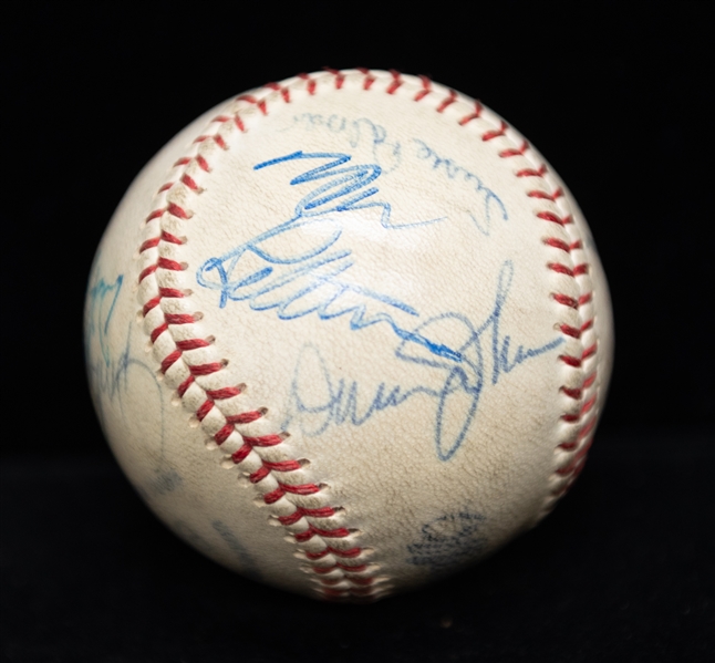 1969 Baltimore Orioles Team Signed Baseball - 12 Signatures - w. Jim Palmer & Brooks Robinson - JSA Auction Letter