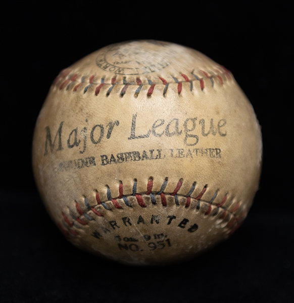 HOFer Lefty Gomez Signed Vintage Baseball - JSA Auction Letter