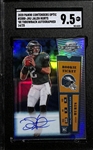 2020 Contenders Optic Jalen Hurts Silver Prizm Throwback Rookie Auto /25 Graded SGC 9.5
