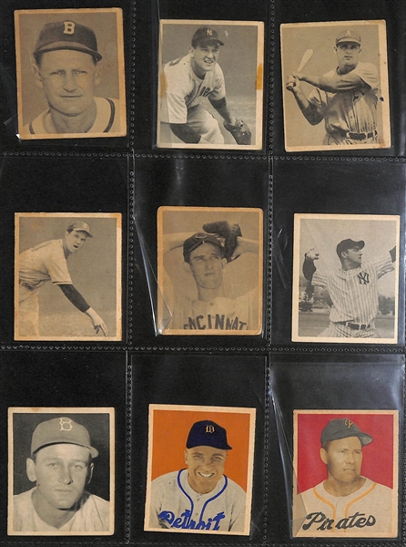 Lot of (100+) 1948-1954 Bowman Baseball Cards w. 1951 Bowman Johnny Mize