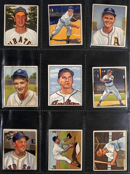 Lot of (100+) 1948-1954 Bowman Baseball Cards w. 1951 Bowman Johnny Mize