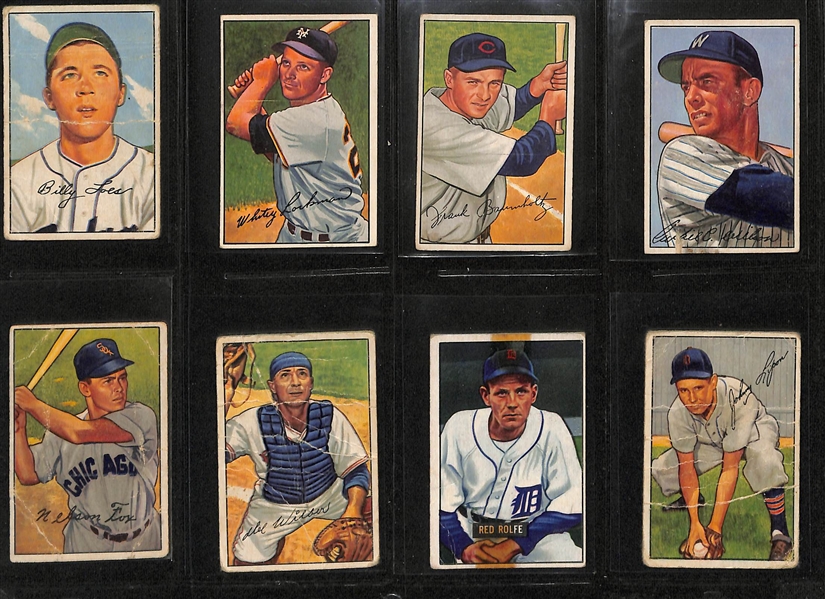 Lot of (100+) 1948-1954 Bowman Baseball Cards w. 1951 Bowman Johnny Mize