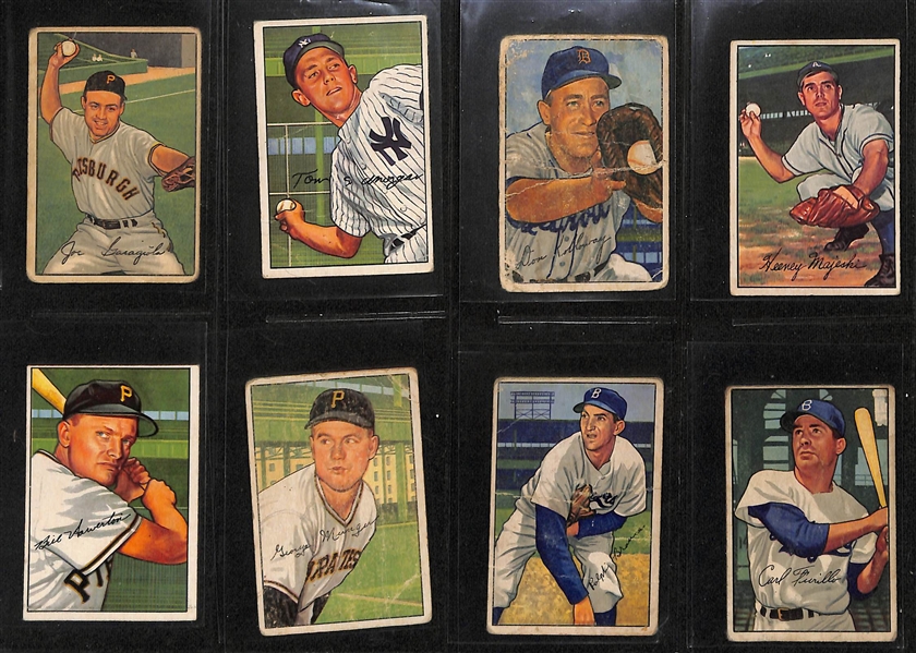 Lot of (100+) 1948-1954 Bowman Baseball Cards w. 1951 Bowman Johnny Mize